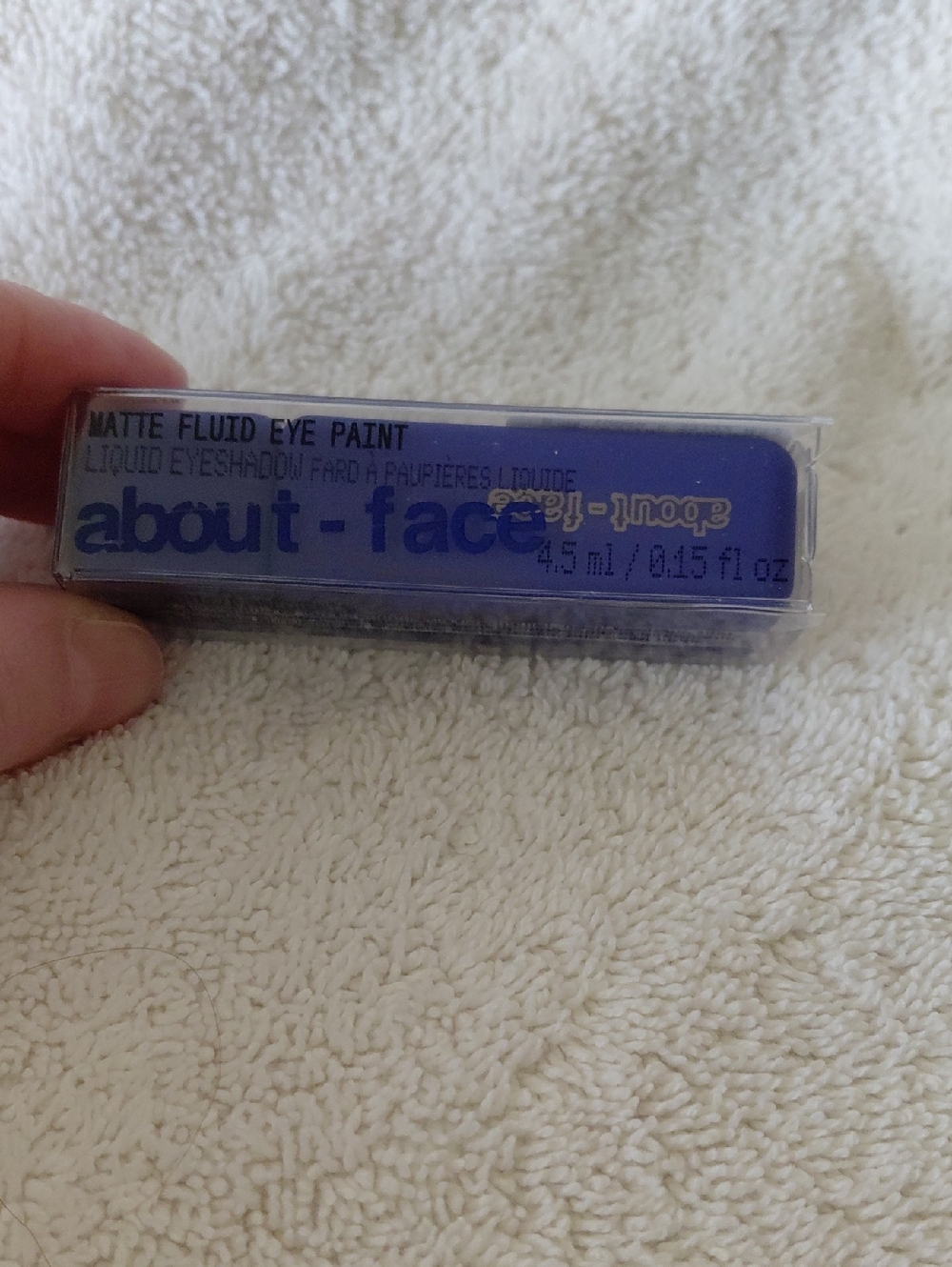 about-face Matte Fluid Eye Paint - No Queen Blues